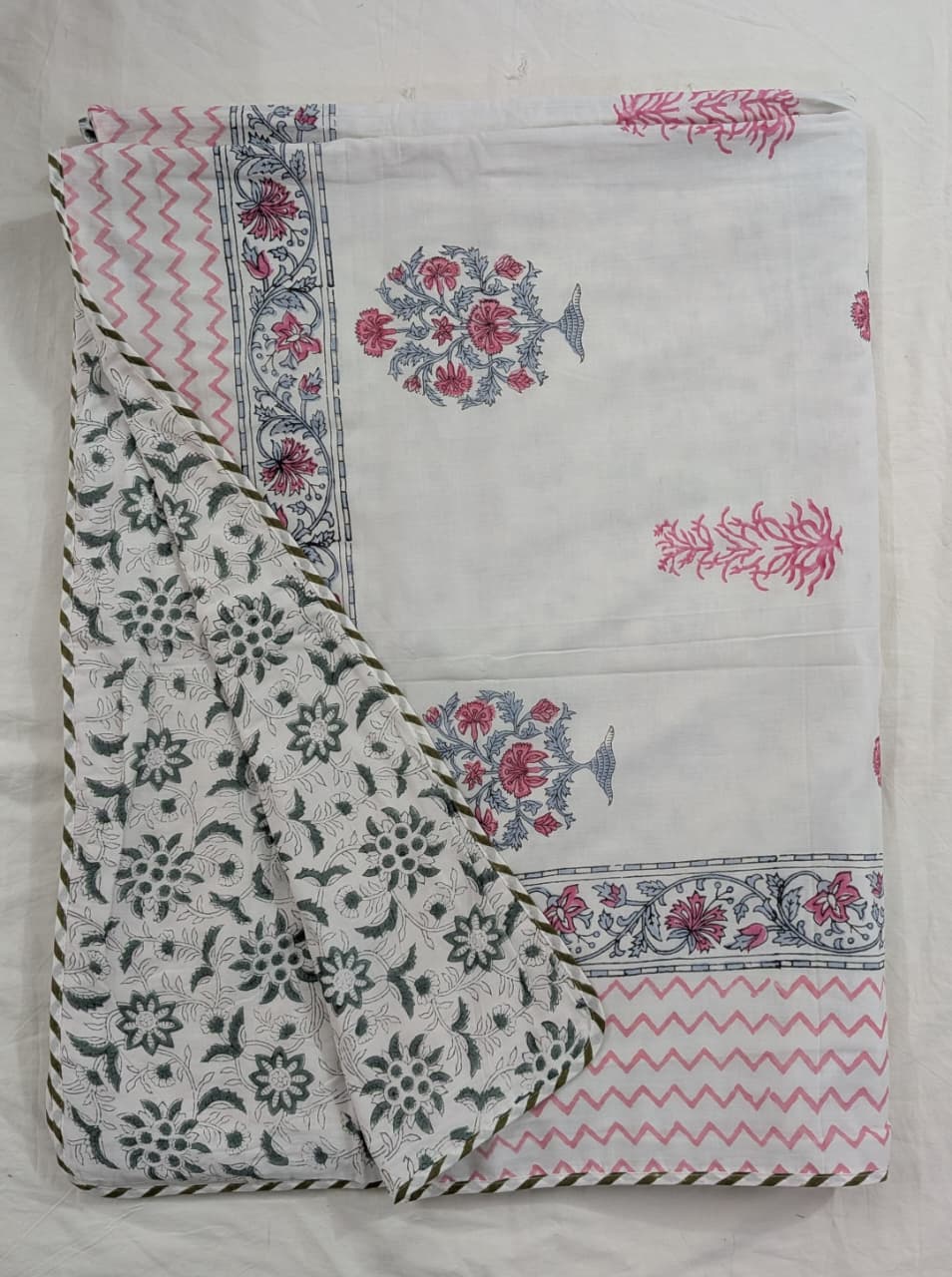 Hand Block Printed Cotton Dohar
